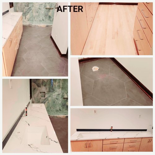 New countertop installation - After